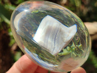 Polished Namibian Blue Lace Agate Specimen In Resin Egg - Sold Per Item - From Namibia