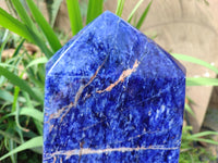 Polished Sodalite Point-Prisms x 1 From Kunene River, Namibia