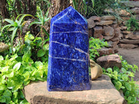 Polished Sodalite Point-Prisms x 1 From Kunene River, Namibia