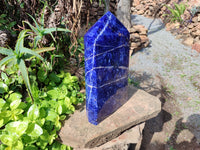 Polished Sodalite Point-Prisms x 1 From Kunene River, Namibia