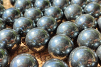 Polished Mini Silver Hematite Sphere-Balls - Sold Per Item - From China