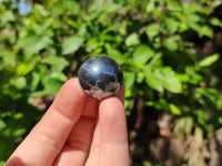 Polished Mini Silver Hematite Sphere-Balls - Sold Per Item - From China