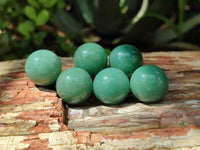 Polished Mini Aventurine Sphere-Balls  - Sold Per Item - From Zimbabwe