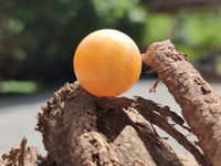 Polished Mini Honey Aragonite Sphere-Balls - Sold Per Item - From Ais-Ais Namibia