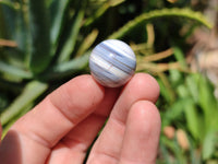 Polished Mini Banded Agate Sphere-Balls - Sold Per Item - From Botswana