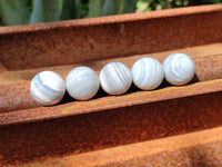 Polished Mini Banded Agate Sphere-Balls - Sold Per Item - From Botswana