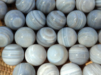 Polished Mini Banded Agate Sphere-Balls - Sold Per Item - From Botswana