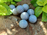 Polished Mini Banded Agate Sphere-Balls - Sold Per Item - From Botswana