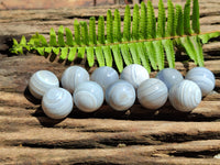 Polished Mini Banded Agate Sphere-Balls - Sold Per Item - From Botswana