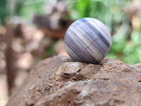 Polished Mini Banded Agate Sphere-Balls - Sold Per Item - From Botswana