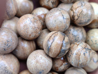 Polished Mini Namibian Desert Picture Stone Jasper Sphere-Balls - Sold Per Item - From Ais-Ais Namibia