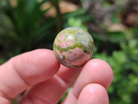 Polished Mini Unakite Sphere-Balls - Sold Per Item - From Messina, South Africa