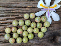 Polished Mini Unakite Sphere-Balls - Sold Per Item - From Messina, South Africa