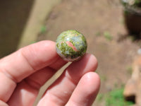 Polished Mini Unakite Sphere-Balls - Sold Per Item - From Messina, South Africa