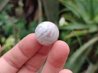 Polished Mini White Ocean Jasper Sphere-Balls - Sold Per Item - From Madagascar