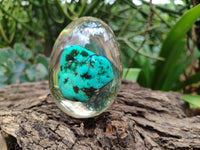 Polished Turquenite Howlite Egg In Resin - Sold Per Item - From China