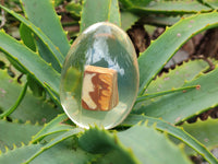 Polished Namibian Desert Picture Stone Jasper Eggs In Resin Egg  - Sold Per Item - From Ais-Ais Namibia