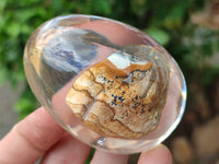 Polished Namibian Desert Picture Stone Jasper Eggs In Resin Egg  - Sold Per Item - From Ais-Ais Namibia