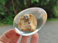 Polished Namibian Desert Picture Stone Jasper Eggs In Resin Egg  - Sold Per Item - From Ais-Ais Namibia