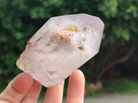 Polished Smokey Amethyst Window Quartz Points x 3 From Akansobe, Madagascar