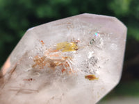 Polished Smokey Amethyst Window Quartz Points x 3 From Akansobe, Madagascar