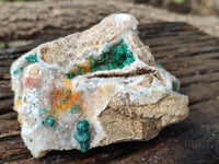 Natural Ball Malachite On Quartz Matrix Specimens x 3 From Kambove, Congo