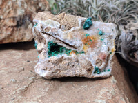 Natural Ball Malachite On Quartz Matrix Specimens x 3 From Kambove, Congo