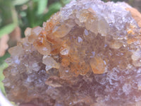 Natural Limonite Quartz Clusters x 3 From Zambia