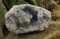 Natural Celestite Geode Specimen x 1 From Sakoany, Madagascar