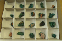 Natural Dioptase On Dolomite Specimens x 20 From Likasi, Congo