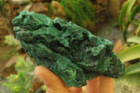 Natural Silky Malachite Specimens x 3 From Kasompe, Congo