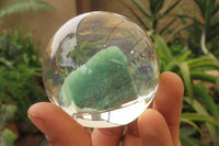 Polished Aventurine in PVC Resin Paperweight Spheres - sold per item - From Zimbabwe