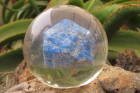 Polished Lapis Lazuli in PVC Resin Paperweight Spheres - sold per item - From Afghanistan