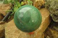 Polished Fuchsite Quartz Sphere x 1 From Madagascar