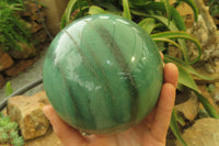 Polished Fuchsite Quartz Sphere x 1 From Madagascar