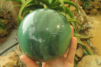 Polished Fuchsite Quartz Sphere x 1 From Madagascar