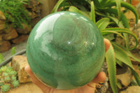 Polished Fuchsite Quartz Sphere x 1 From Madagascar