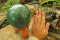 Polished Fuchsite Quartz Sphere x 1 From Madagascar