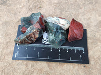 Natural Bloodstone Cobbed Specimens x 2.1 Kg Lot From Swaziland