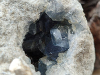 Natural Celestite Geode Specimen x 1 From Sakoany, Madagascar