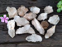 Natural Cascading Quartz Crystals x 20 From Luena, Congo