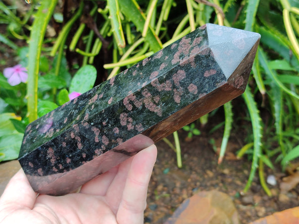 Polished Blue Iolite Points x 2 From Madagascar