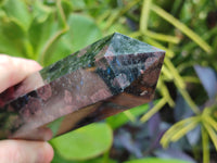 Polished Blue Iolite Points x 2 From Madagascar