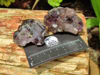 Natural Amethyst Quartz Crystals x 12 From Chiredzi, Zimbabwe