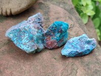 Natural Shattuckite Cobbed Specimens x 47 From Namibia