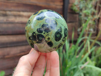 Polished Stromatolite Spheres x 4 From Madagascar