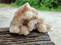 Natural Smokey Phantom Quartz Cluster x 1 From Luena, Congo