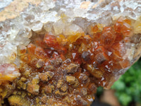 Natural Limonite Quartz Clusters x 3 From Solwezi, Zambia