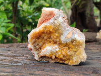 Natural Limonite Quartz Clusters x 3 From Solwezi, Zambia