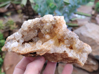 Natural Limonite Quartz Clusters x 3 From Solwezi, Zambia